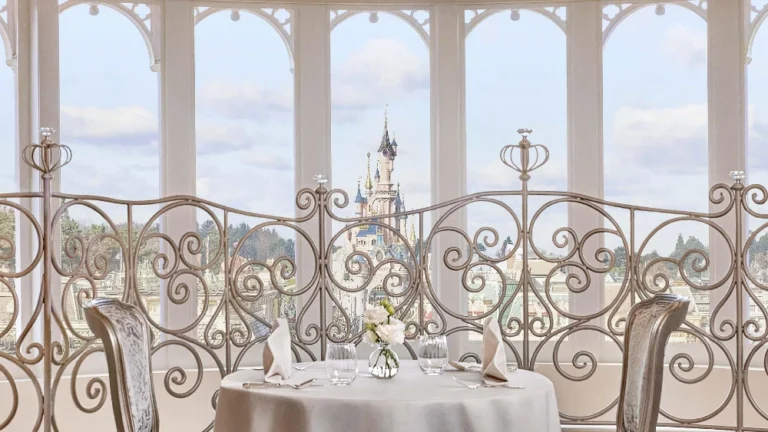 View on Cinderella's Castle from the Castle Club Lounge