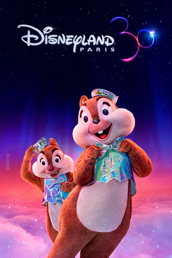 Disneyland Paris Chip & Dale Dated Ticket