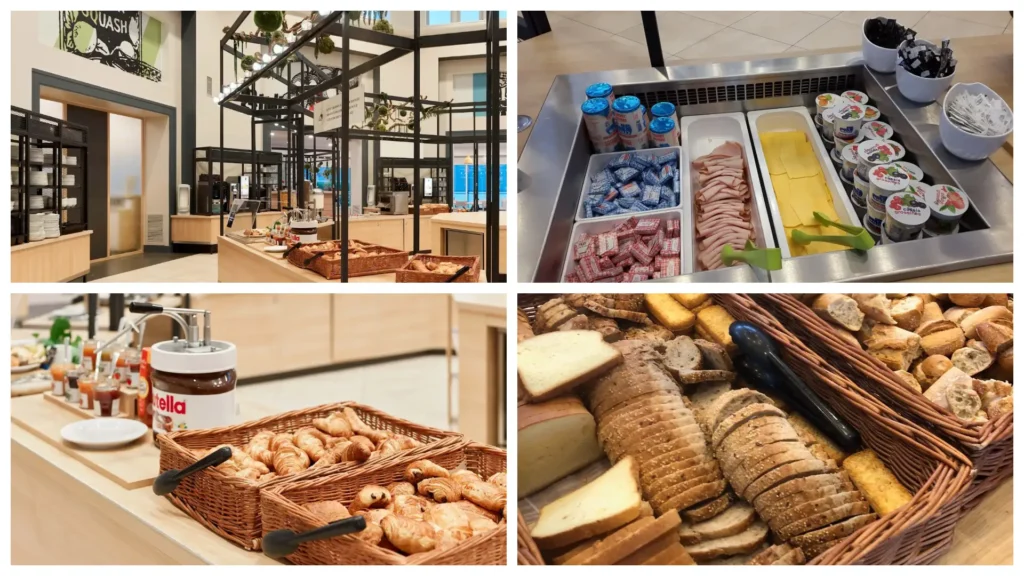 Buffet du petit déjeuner au B&B Disney