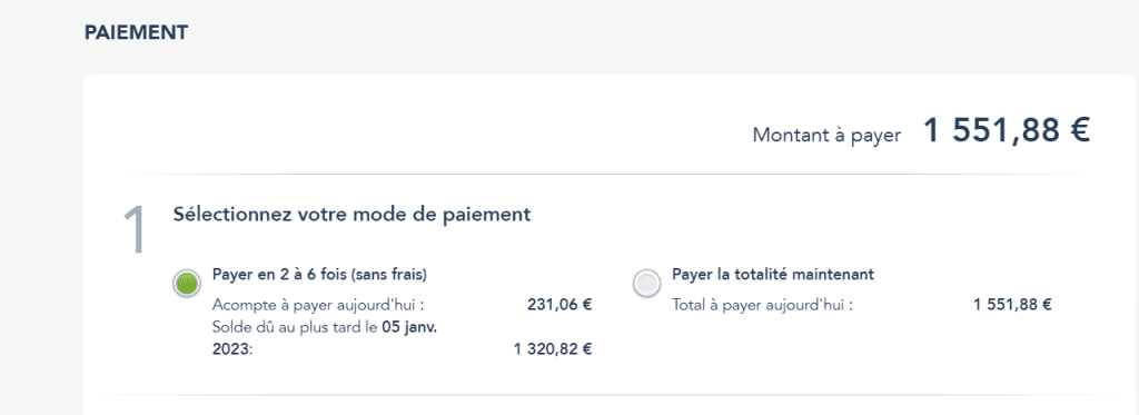 Paiement Disney en plusieurs fois