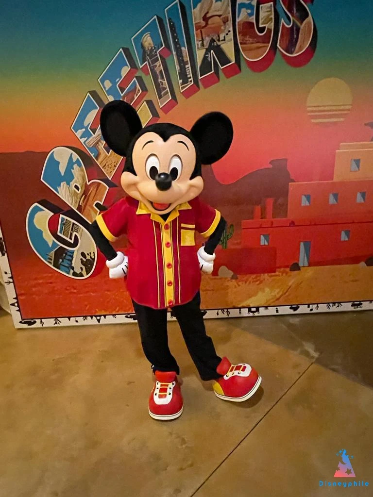 Rencontre avec Mickey à l'hotel Santa Fe