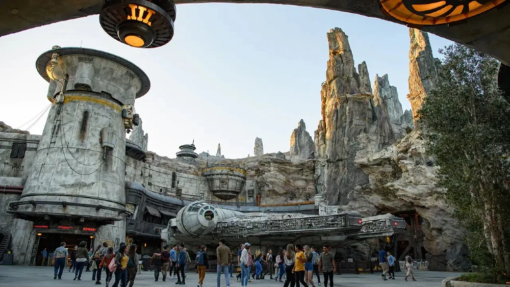 Le faucon millénium à Galaxy's Edge Orlando