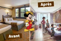 Renovation des chambres de l'hôtel Disney Sequoia Lodge