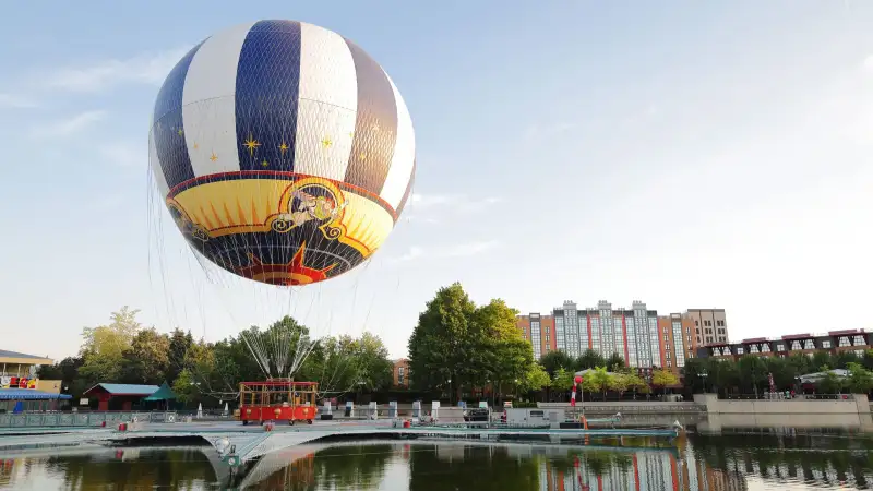 mongolfière panoramagique Disney Village