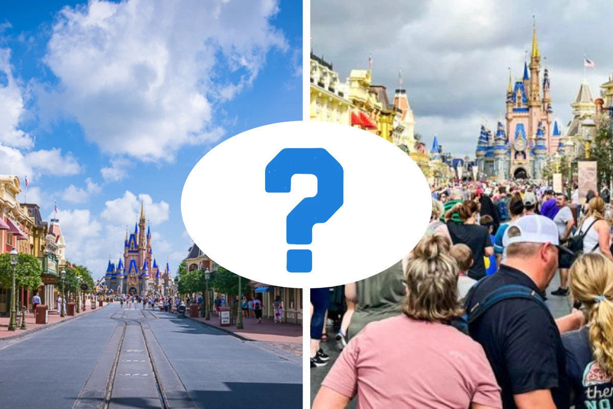 Quand Disney World est il le plus fréquenté ?