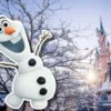 Disneyland Paris sous la neige