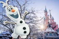 Disneyland Paris sous la neige