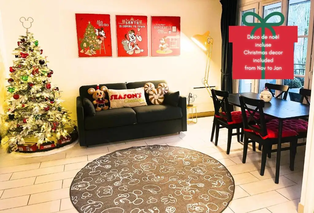 Le Airbnb a même le droit à sa décoration de Nöel