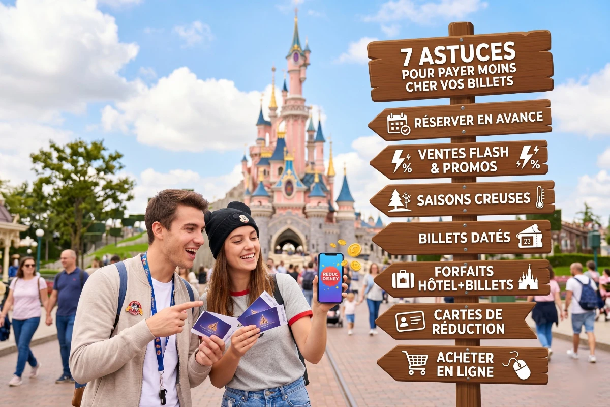 7 astuces pour payer moins cher les billets pour Disneyland Paris